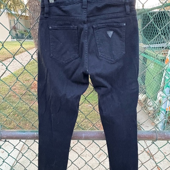 Black Skinny Distressed Jeans - Picture 3 of 3